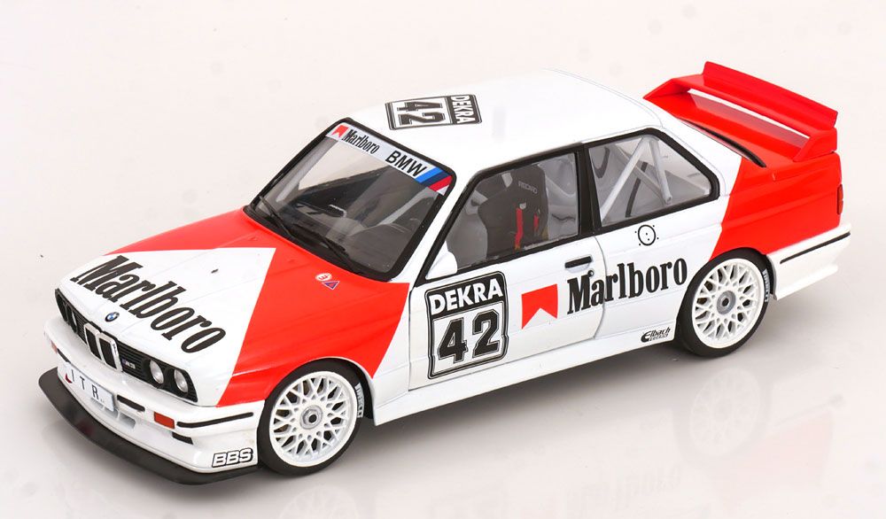 BMW Modellini d'auto: BMW M3 E30 #42 ZOLDER 1991 EUSER 1:18 WERK83 – Nuovo e nell'imballaggio originale da Suhr venduto da Moebelsiralfred