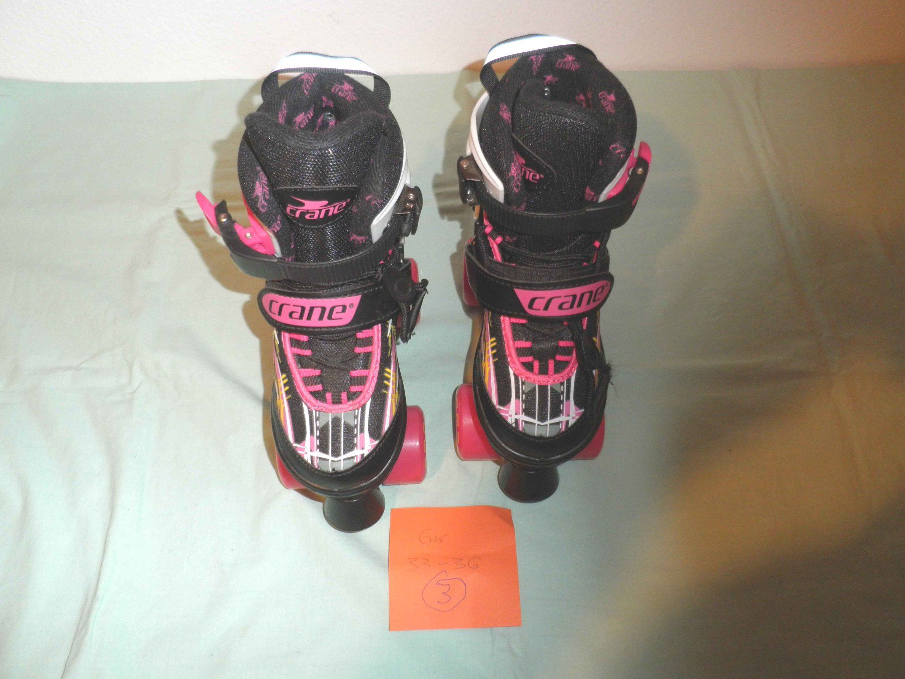 Pattini in linea & Pattini a rotelle: Schöne Kinder Rollschuhe, Roller, Crane Grösse 33-36 – Usato da Cadenazzo venduto da Mikeshop 2