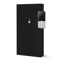 Aktenschrank mit Zahlenschloss - 185x90x40cm - Schwarz