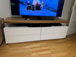 TV-Lowboard (Metall, Holz, Kunststoff)