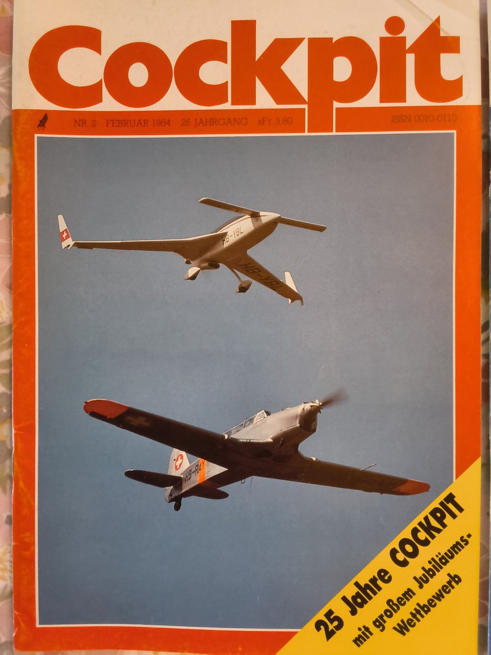 Revues & Magazines: COCKPIT Luftfahrt Magazin 1984 – D'occasion à Hallau par histoiremerveilleuse 2