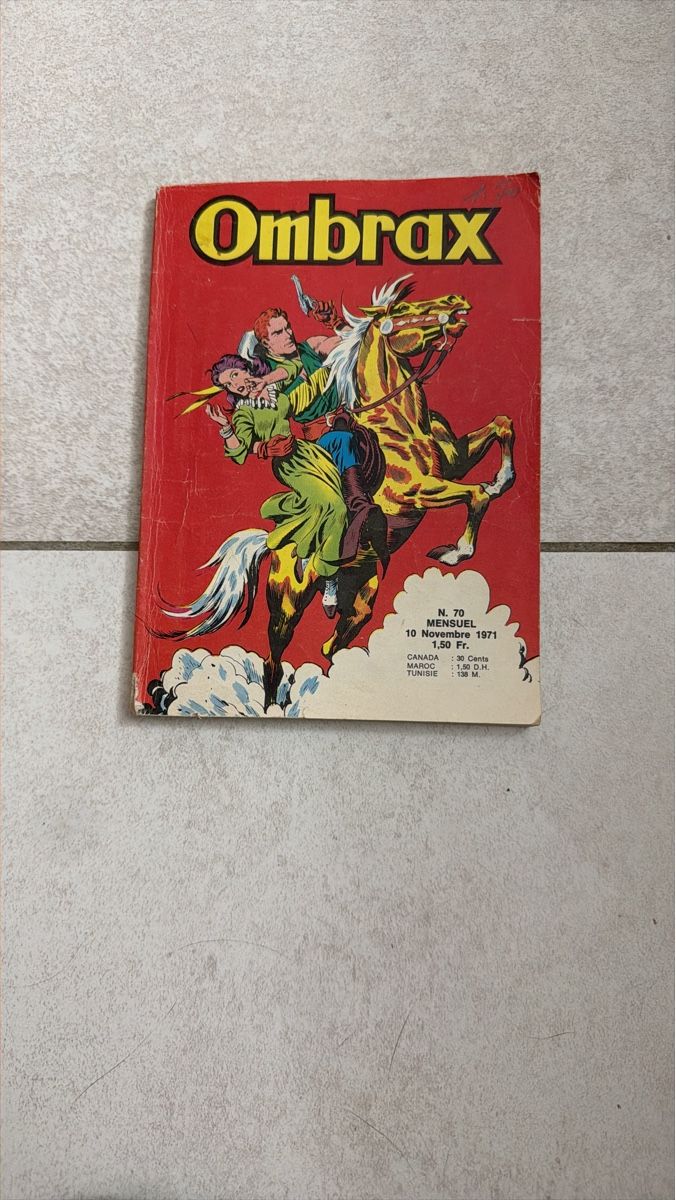 Fumetti: Comic Ombrax No. 70 November 1971 acceptable condition – Usato da Martigny venduto da Jacoosh1234