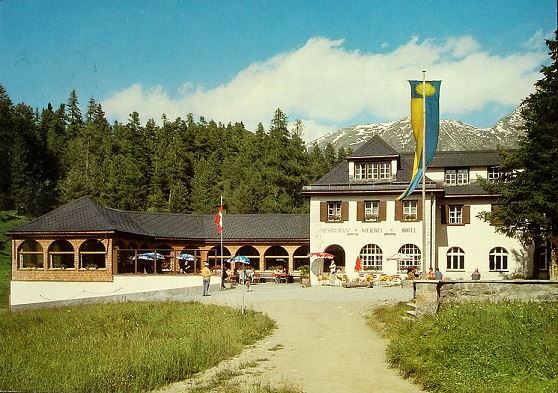 Cartoline postali: ST. MORITZ Hotel-Restaurant Meierei – Usato da Jona venduto da philajona