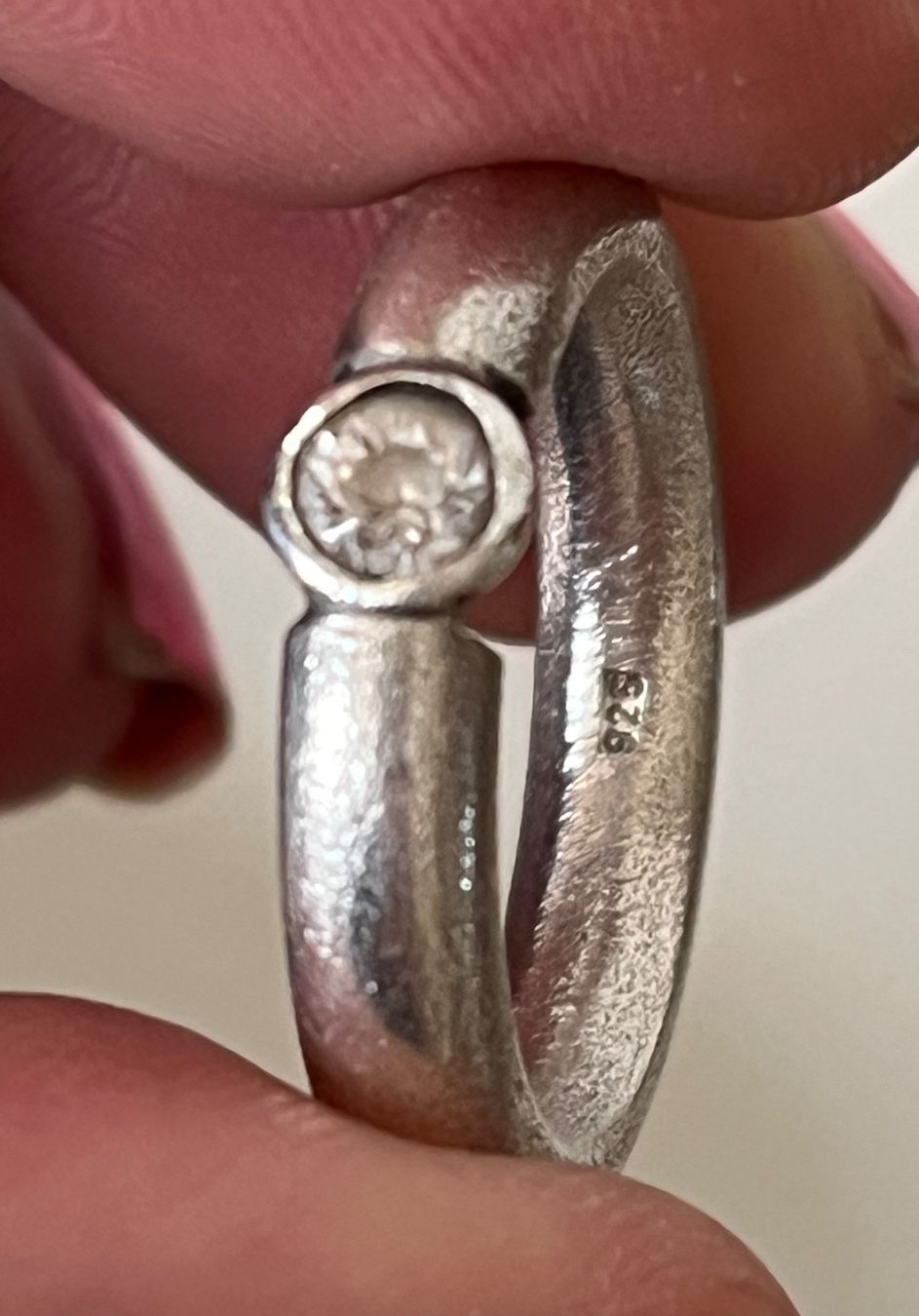Anelli: Silber Ring  925 gepunzt, Gr 55 – Usato da Kirchleerau venduto da Piroska05