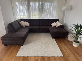 Elegante braune Couch  TopZustand, Neupreis CHF 3500.-