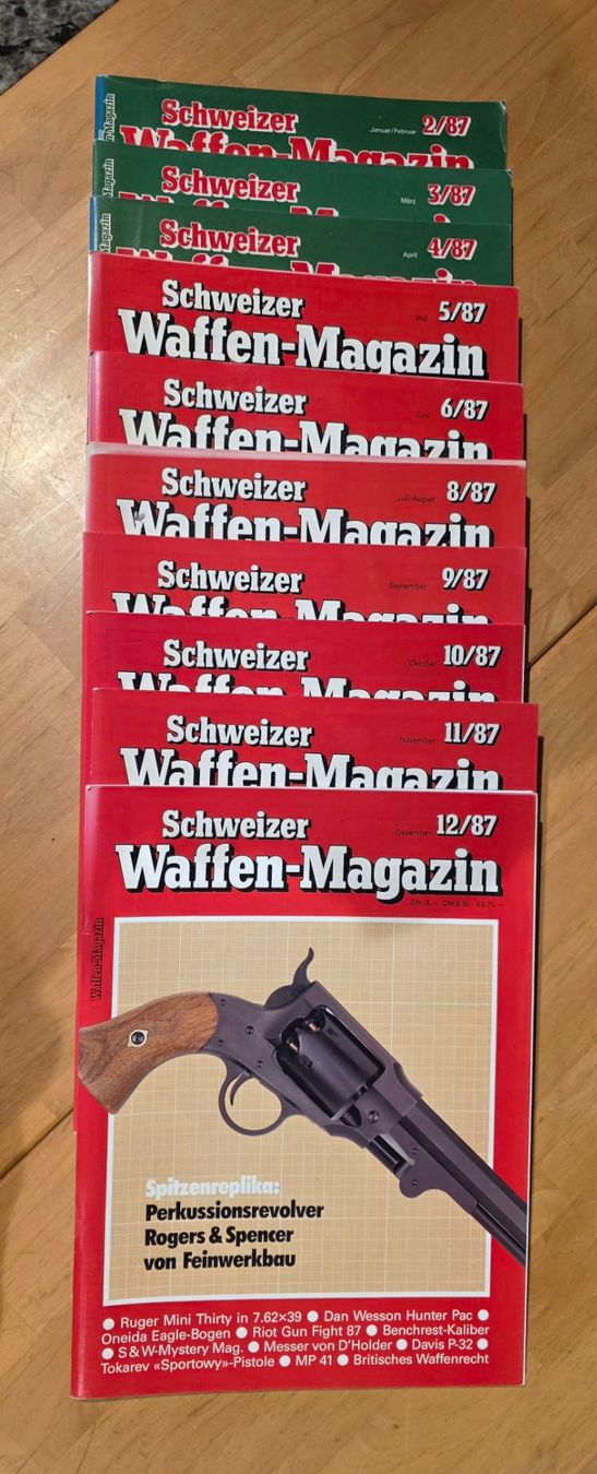 Riviste & Magazine: Set. Waffen- Magazine > Januar - Dezember 1987 – Usato da Obermumpf venduto da oiskypoisky