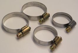 Set 4 Schlauchschellen, 20-35 mm und 30-45 mm
