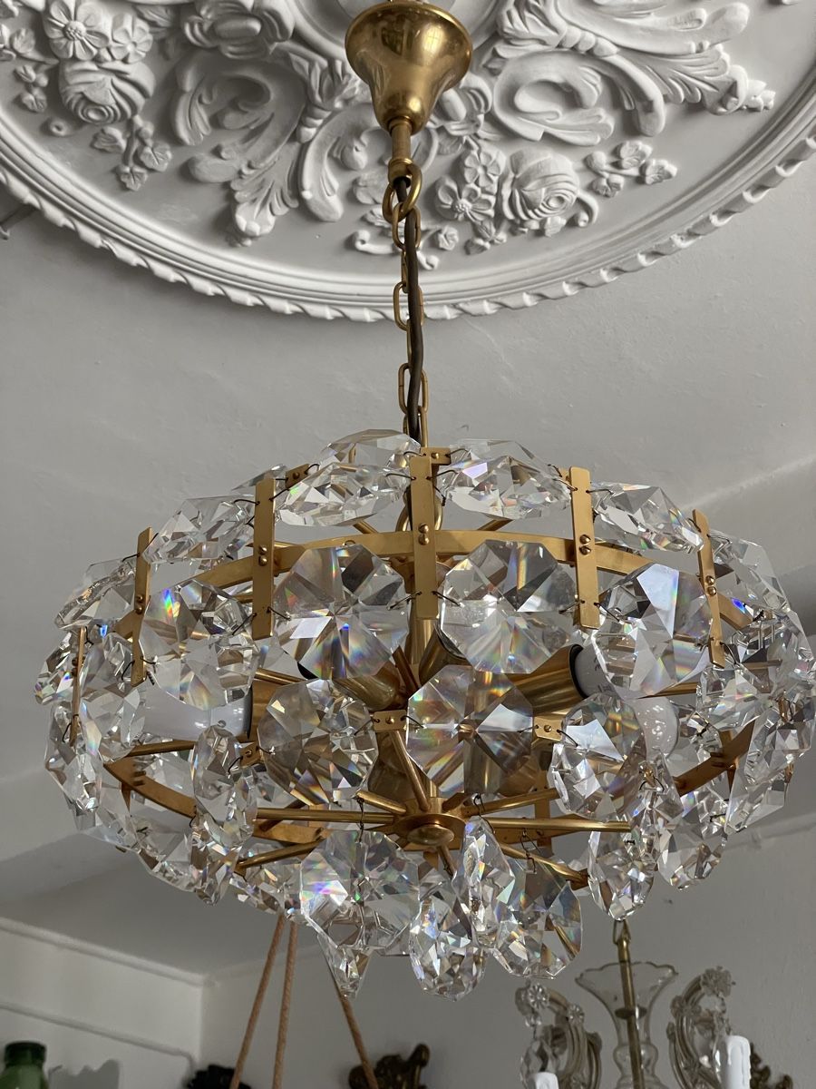 Lampade: Schöne Kristall Lampe – Usato da Flawil venduto da Naphtali