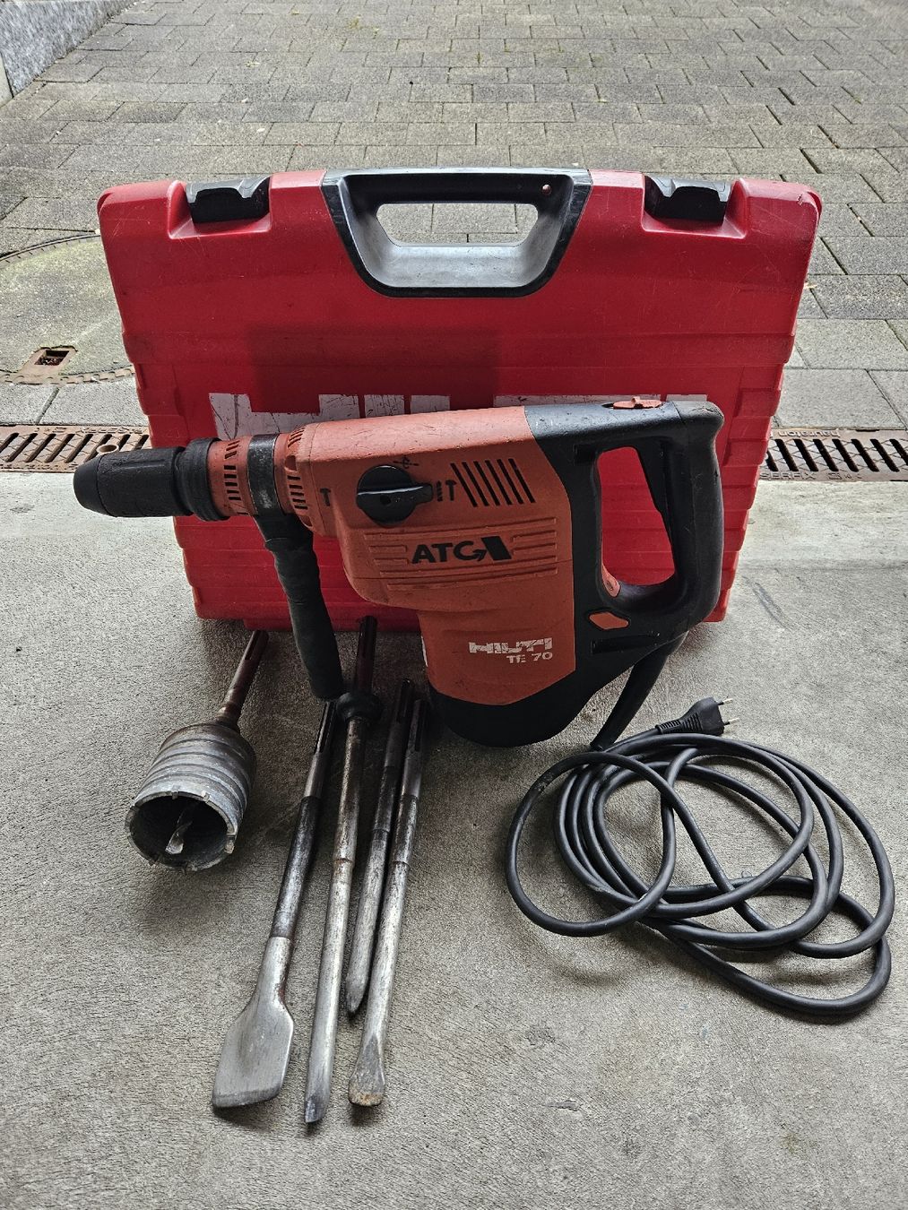 HILTI TE70 TE 70 ATC Bohrhammer Kombihammer Zubehör (Gebraucht) in ...