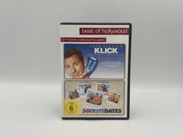 2ER DVD: KLICK & 50 ERSTE DATES - Versand A-Post CHF 2.50!