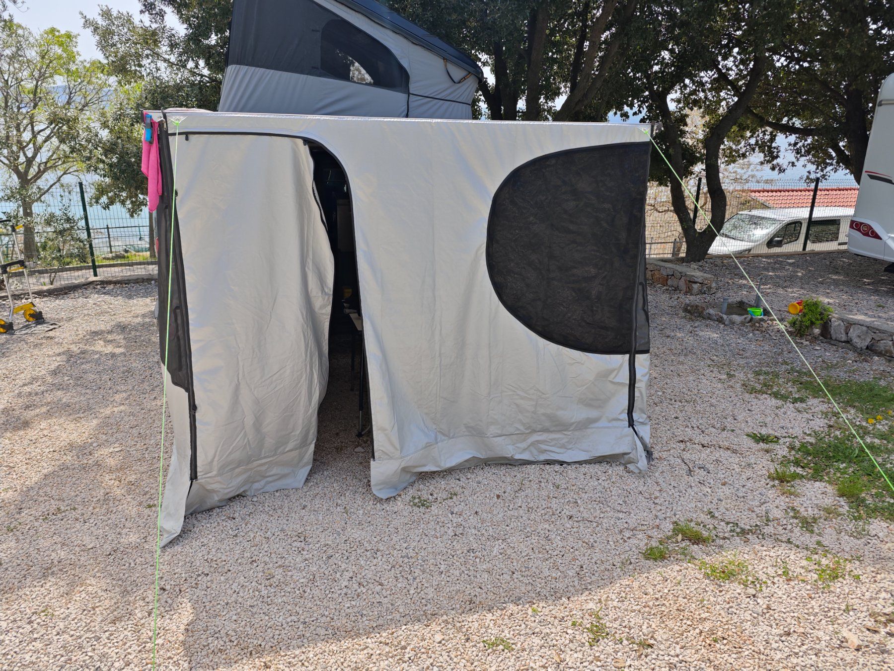 be x tarp ranger ii Owyhee Two Person Backpacking $25 or less Farbe:Cremeweiß/Cremeweiß TAMBU Outdoor Camping Mumienschlafsack bag of granular pest