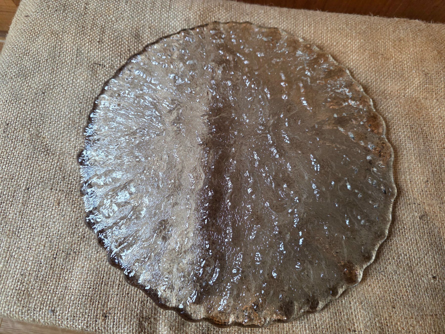 Servierplatten: schwere massive Glas Servier Platte Kuchen Tortenplatte – Gebraucht aus Walterswil BE von Lonitti 5
