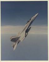 Pressefoto F/A-18 Hornet US Navy auf Kodak Fotopapier