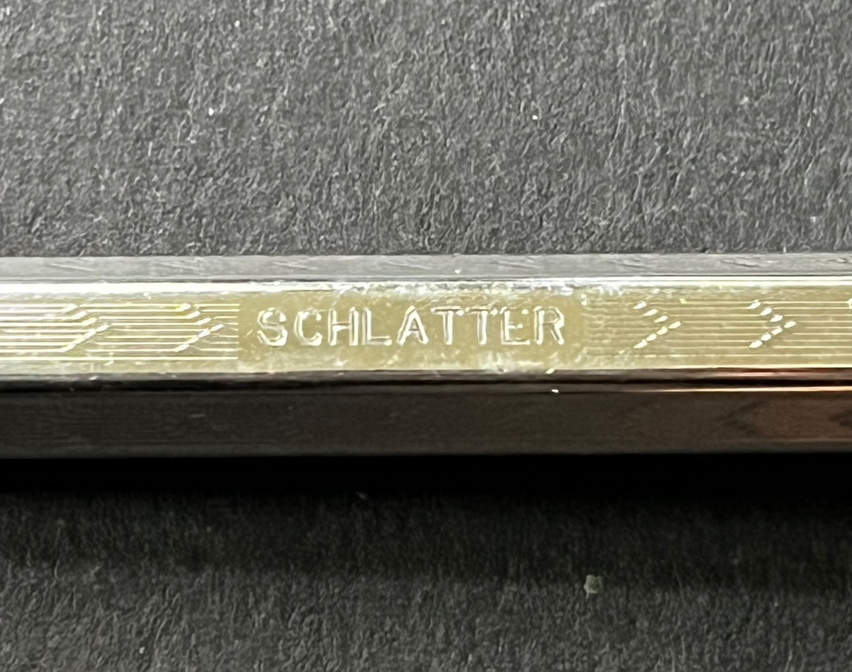 Caran D'Ache Bleistifte, Farbstifte & Kreide: Caran d’Ache Ecridor Minenhalter - Chevron, versilbert SCHL. – Gebraucht aus Zürich von FV.vintage 5