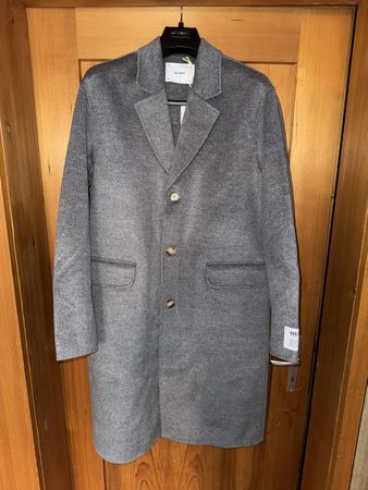 Axel Arigato Mantel Wolle M grau