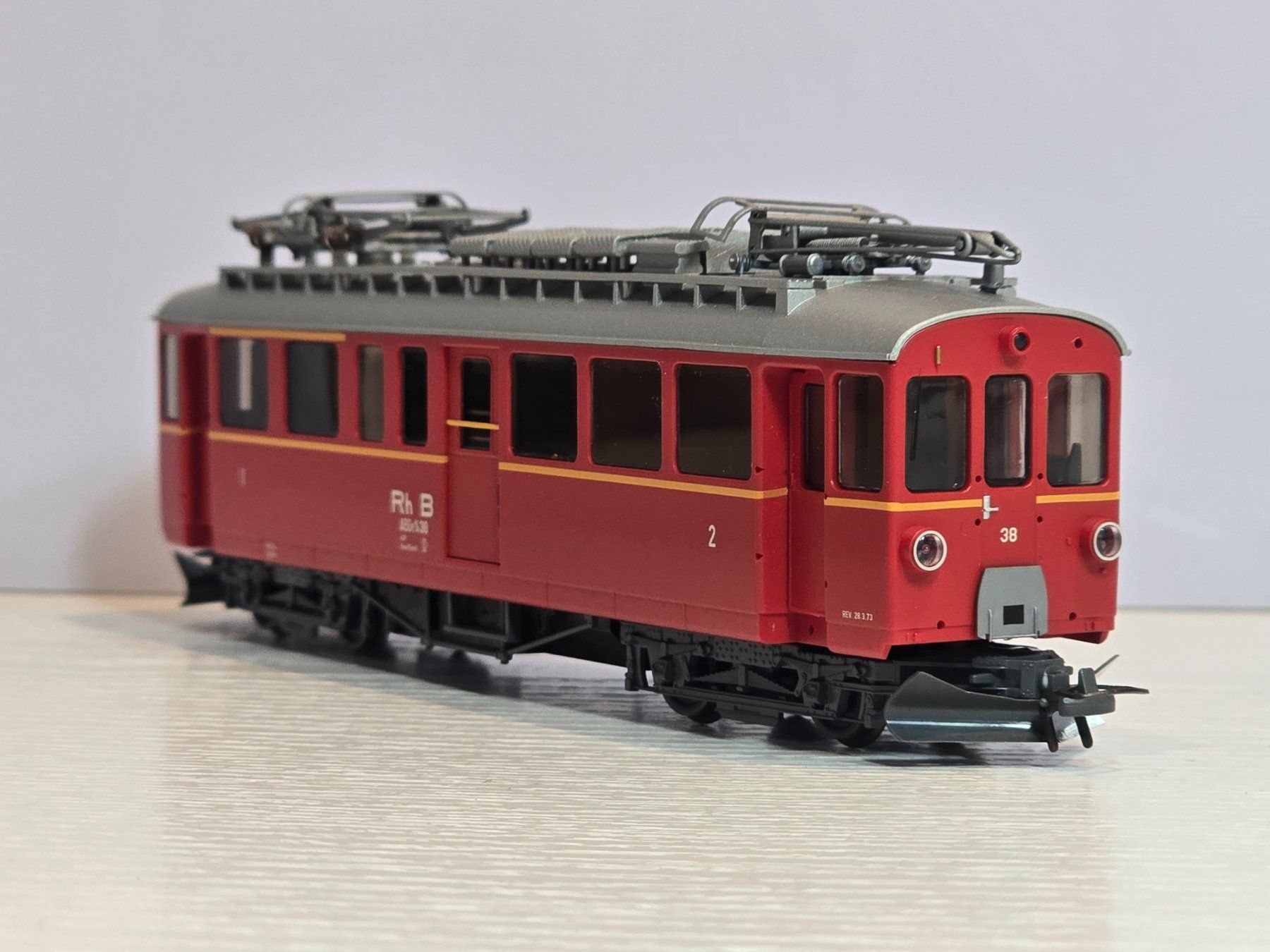 Bemo Modellini di ferrovie: Bemo 1268138, RhB, ABDe 4/4, 38, Berninatriebwagen, Digital – Nuovo e nell'imballaggio originale da Kloten venduto da Nicola2 6