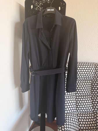 Weekend MaxMara shirt dress blue size M with belt