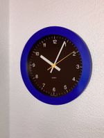 Blau-Schwarze Quartz Küchen-/Arbeitszimmer-Uhr
