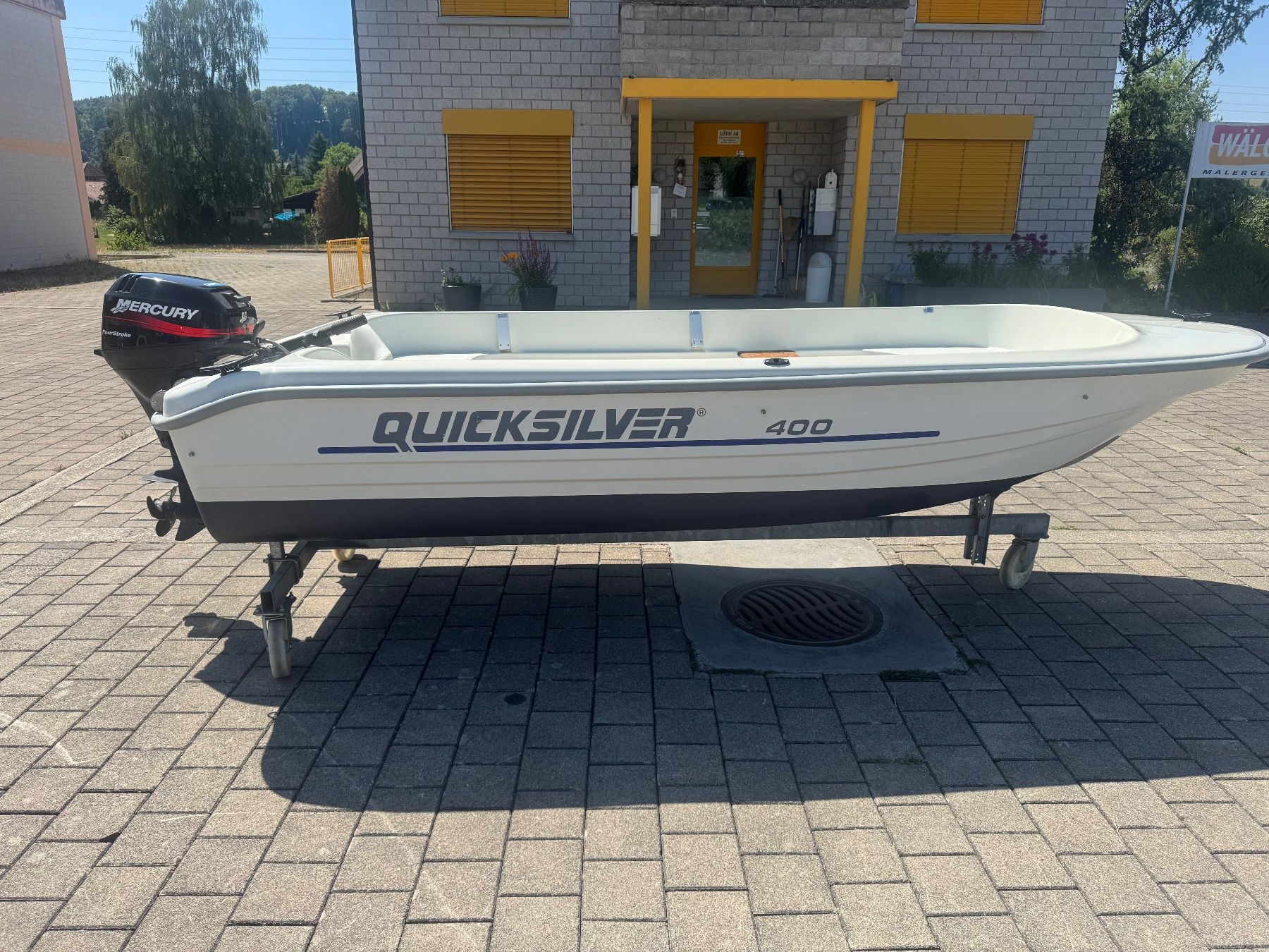Quicksilver Barche: Quicksilver 400 Freizeitboot mit MFK, 8 PS mit Anlasser! – Usato da Madiswil venduto da JKBooteGmbH 3