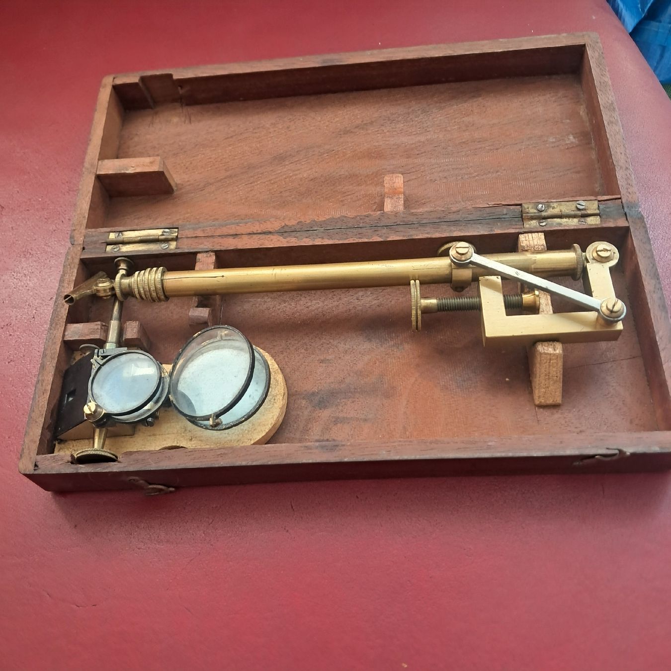 Misurare: Messinstrument mit Holzkoffer Messing antik gebraucht 1830?? – Usato da Dietikon venduto da una_y6wy