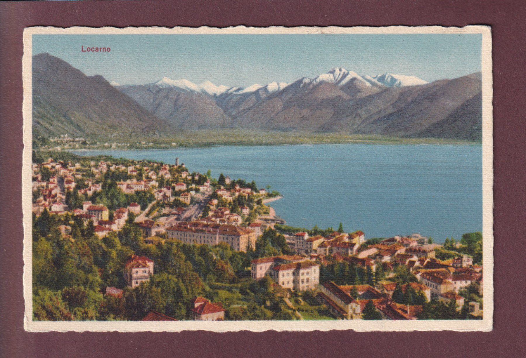 Ansichtskarten: LOCARNO - 1930 – Gebraucht aus Pully von nicecards