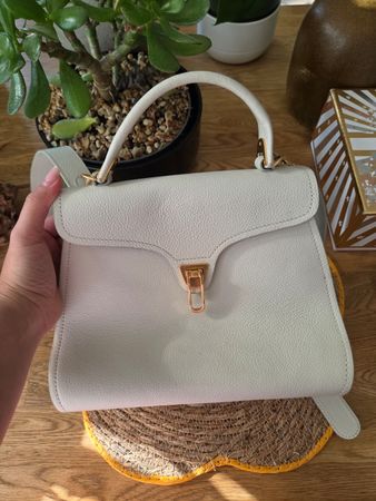 Coccinelle Arlettis Ledertasche – Weiss