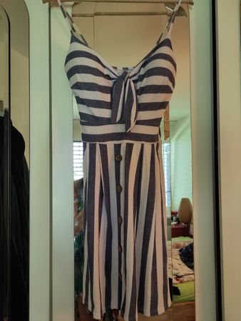 Sommerliches Streifenkleid Gr. S 
