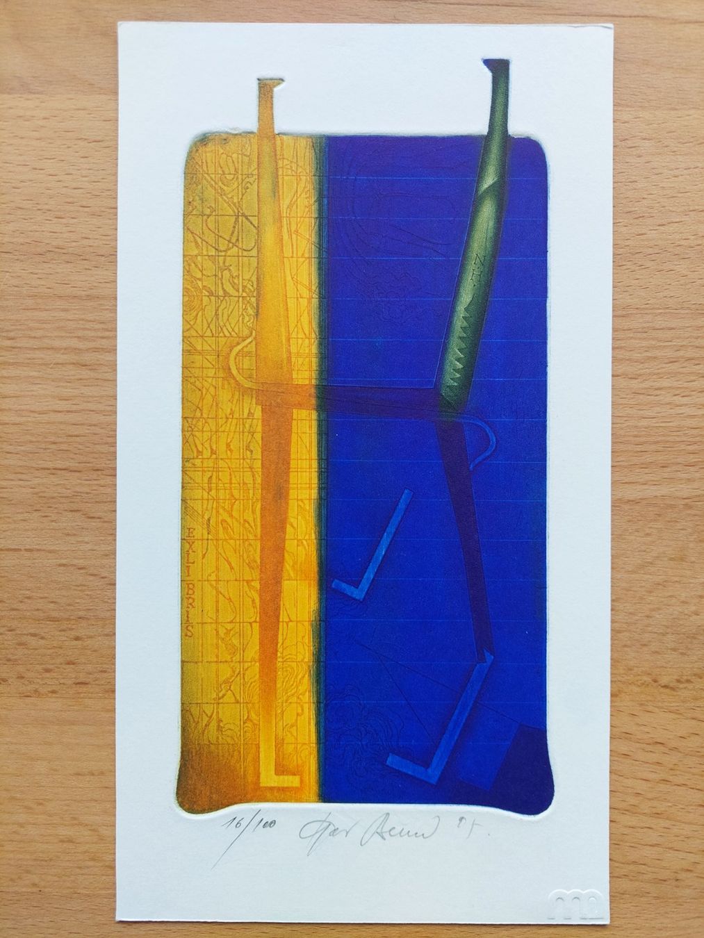 Dipinti: Exlibris Igor Benca - Original Radierung signiert – Usato da Obfelden venduto da Knauserig2026