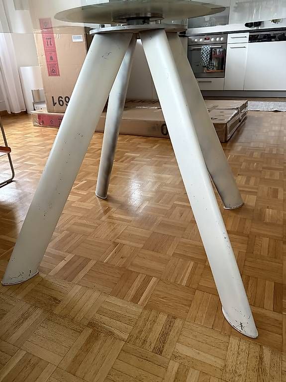 Tavoli: Esstisch rund mit Glasplatte – Usato da Basel venduto da may_hxt7 2