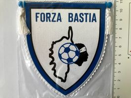 Vintage Fanion/Wimpel    FORZA BASTIA   /  S.C. BASTIA