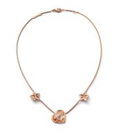 Collier BACCARAT-Paris “Étoile de mon Cœur” argent plaqué or