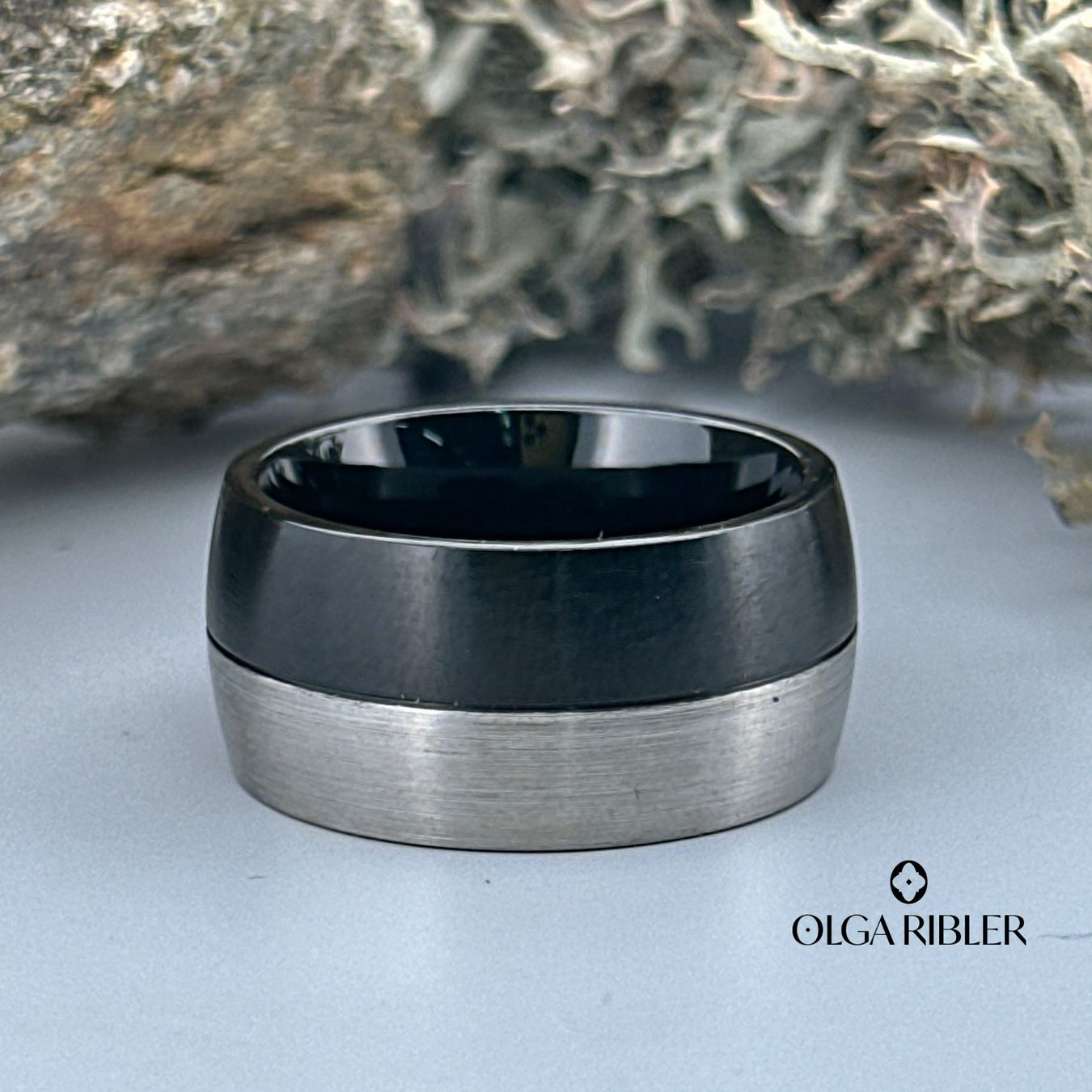 Olga Ribler Bagues: Edelstahl Ring 2 farbig,  Ringgrösse 60 – Neuf (Voir description) à Luzern par Schmuckoutlet 7