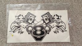 Scania v8 sticker