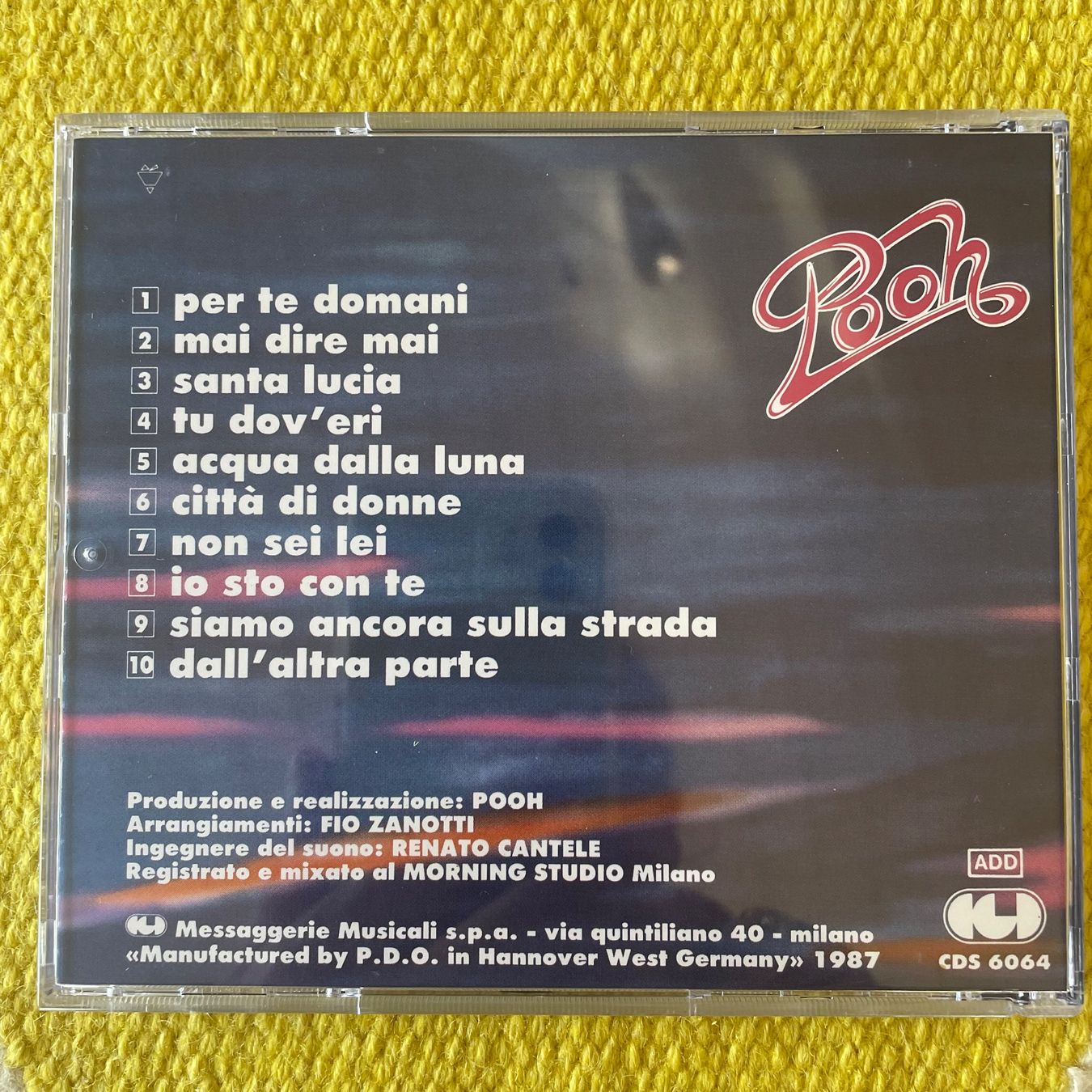 CDs: POOH-IL COLORE DEI PENSIERI – Gebraucht aus Rorschacherberg von CD-Roli 1