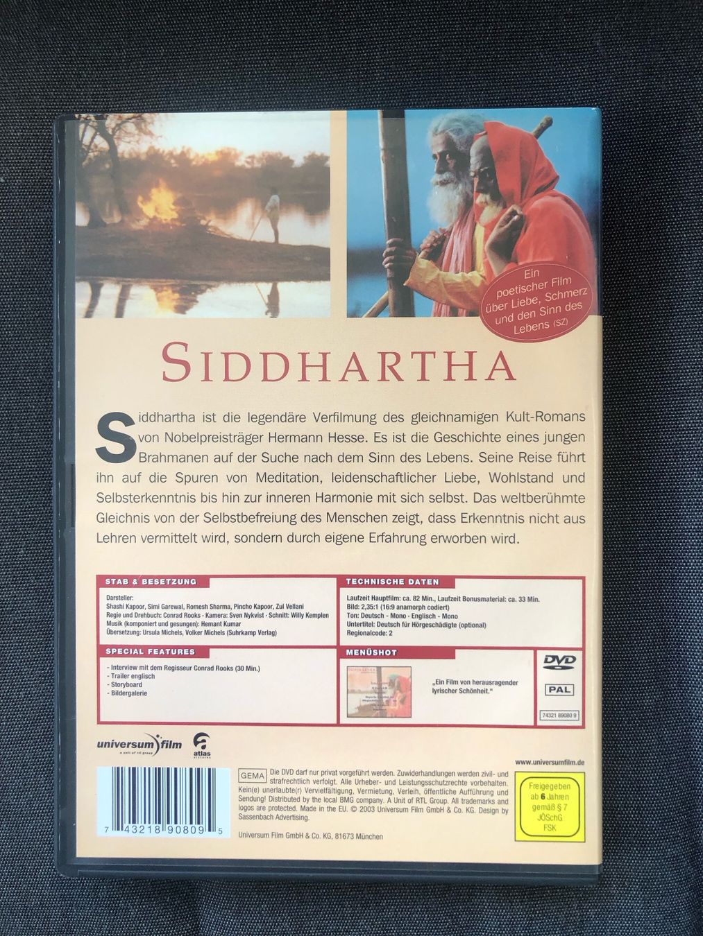 Tutti i DVDs: DVD - SIDDHARTHA - Hermann Hesse – Nuovo (secondo la descrizione) da Zürich venduto da vl_ad 1