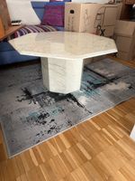 Oktagonaler Couchtisch Marmoroptik gebraucht
