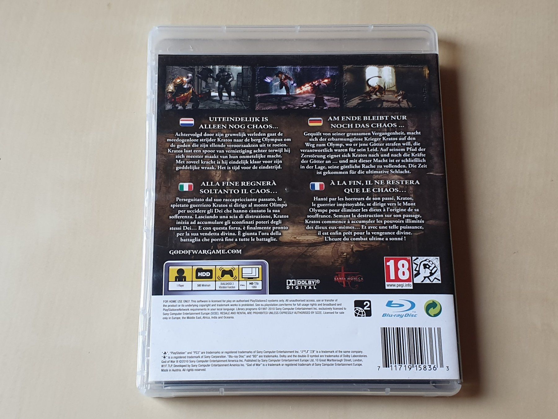 Sony Giochi: God of War III – Usato da Stansstad venduto da collectorsshop 1