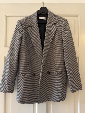 Mango, Blazer in Hahnentrittmuster Grösse S