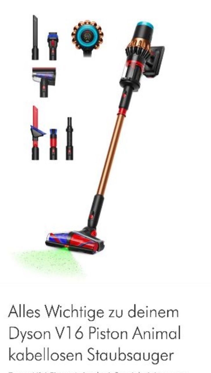 Staubsauger & Zubehör: NEU Dyson V16 Piston Animal Staubsauger – Neu (gemäss Beschreibung) aus Langenthal von Classy-sale