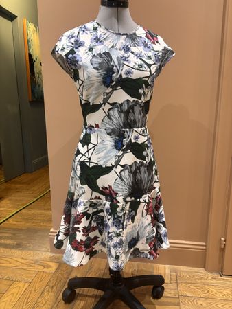 Erdem Floral Print Dress Size UK 10 excellent condition