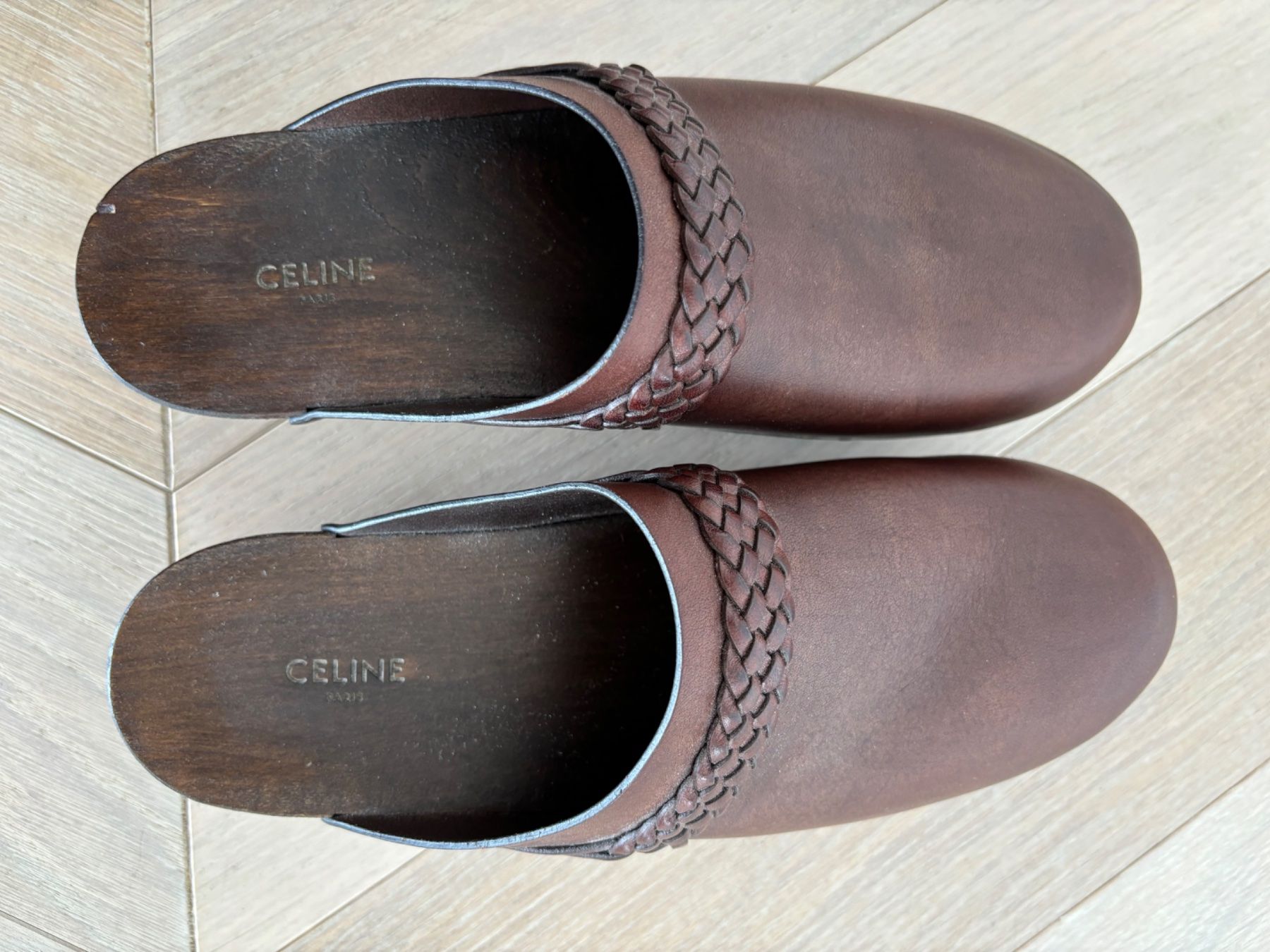 Celine Scarpe da donna: Celine Damen clogs Leder braun Grösse 39 – Usato da Kloten venduto da mybestbrands 5