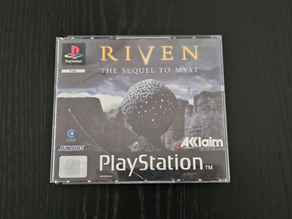 Riven the Sequel to Myst Sony Playstation 1 PS1 - Complet - PAL
