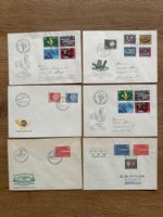 Schweiz - 6x FDC und Sonderbriefe 1959 
