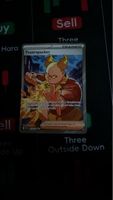 Pokemon Karte Feuerspucker Trainer neuwertig