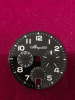 Vintage Cadran chronographe signé Breguet – noir brillant