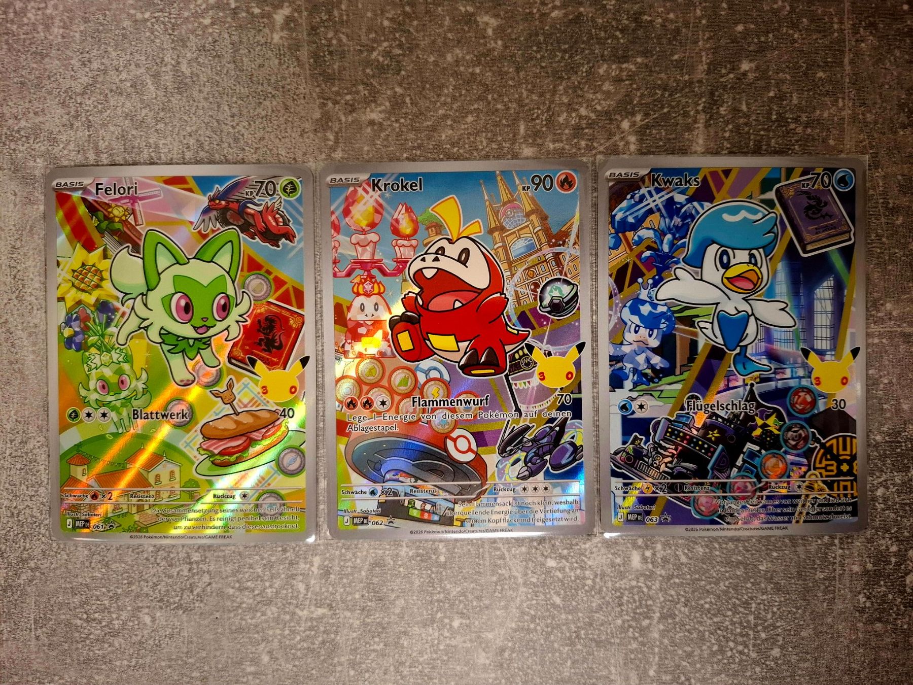 Pokémon Sammelbilder & Trading cards: Erste Partner Kollektion Serie 3 - Paldea 3er Set DE – Neu und originalverpackt aus Winterthur von andrekeller95