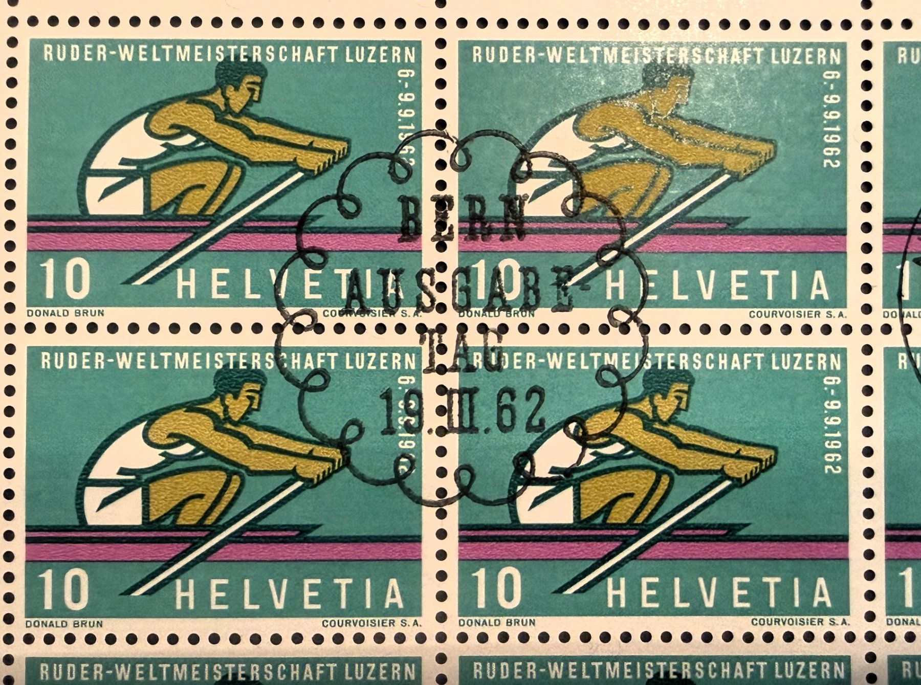 Tutti i francobolli: WERBE MARKEN 962    mit Ersttagstempel – Usato da Luzern venduto da maxbox1 3