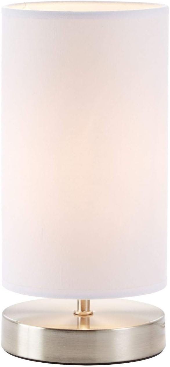 Lampade: Moderne Tischlampe - Tischleuchte mit dekorativem Stoffschir – Nuovo e nell'imballaggio originale da Nuglar venduto da SaleRitter