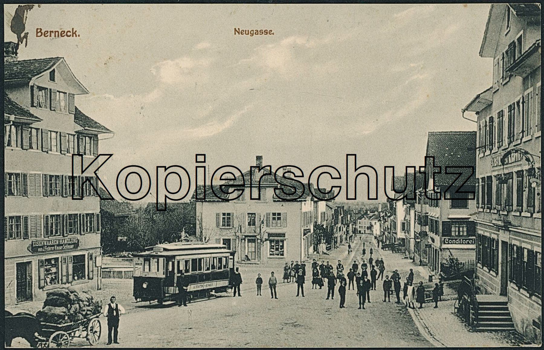 Cartoline postali: SG Berneck - Tram ABB – Usato da Schindellegi venduto da leecollect