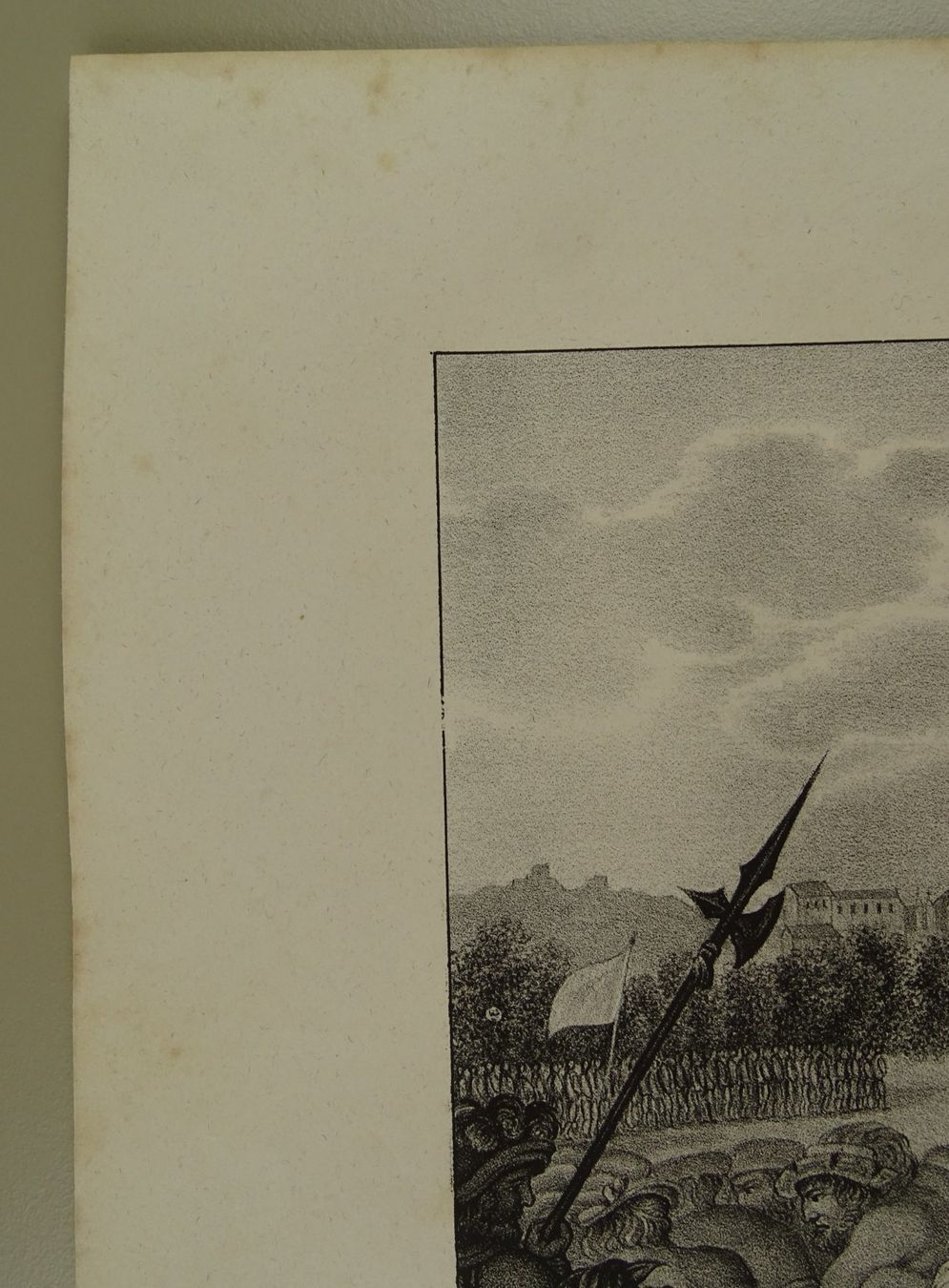 Incisioni: SCHWEIZER BEI MARIGNANO, MILITÄR, LITHOGRAPHIE 1836 – Usato da Grüningen venduto da Kartensammler 4